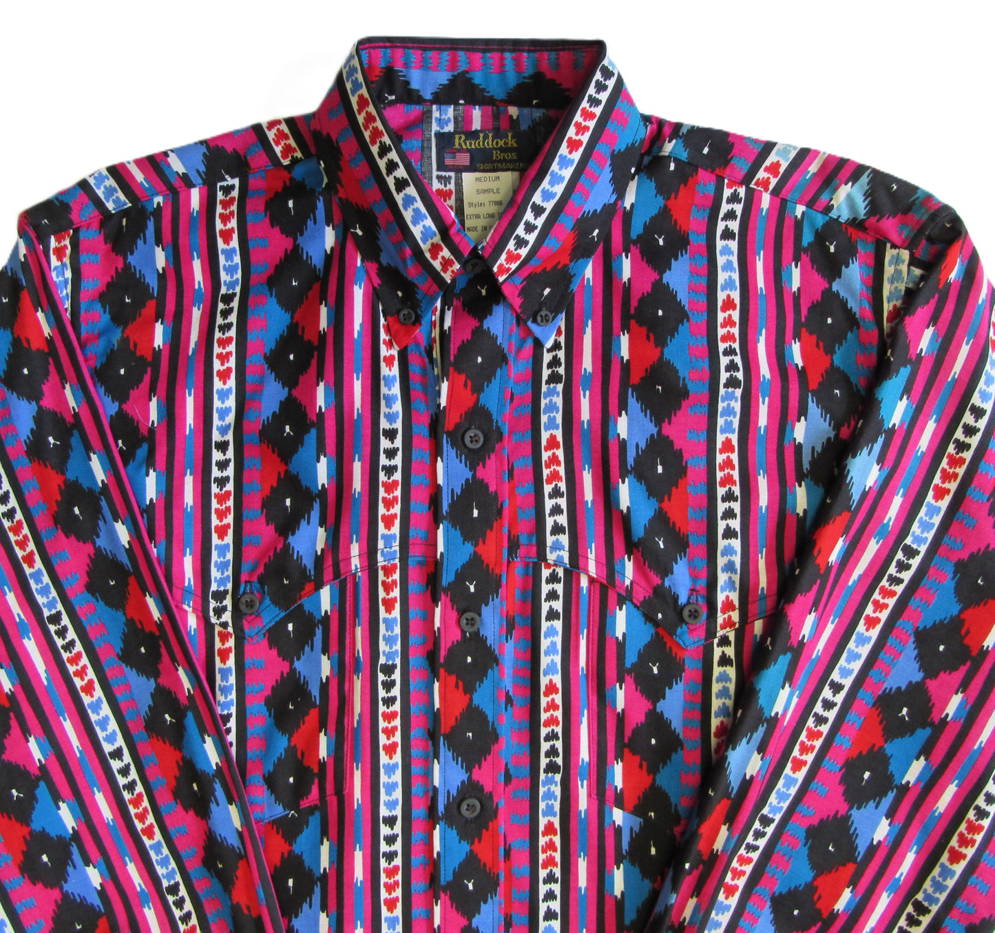 Ruddock Bros. - Retro 90's Cape Yoke Print Shirts - Pick your style - Long Sleeve