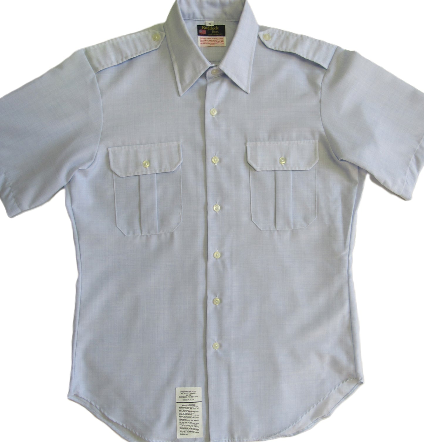 Clearance - US Air Force Shirt Lt. Blue 1581 Dress Shirt Uniform LS & SS - 37 Sizes - Fabric Defects