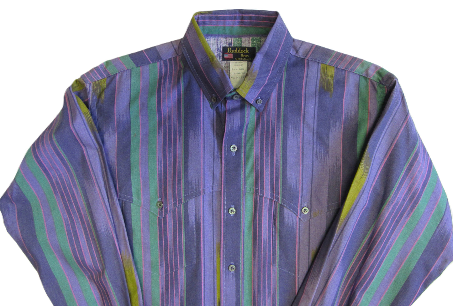 Ruddock Bros. - Retro 90's Cape Yoke Print Shirts - Pick your style - Long Sleeve