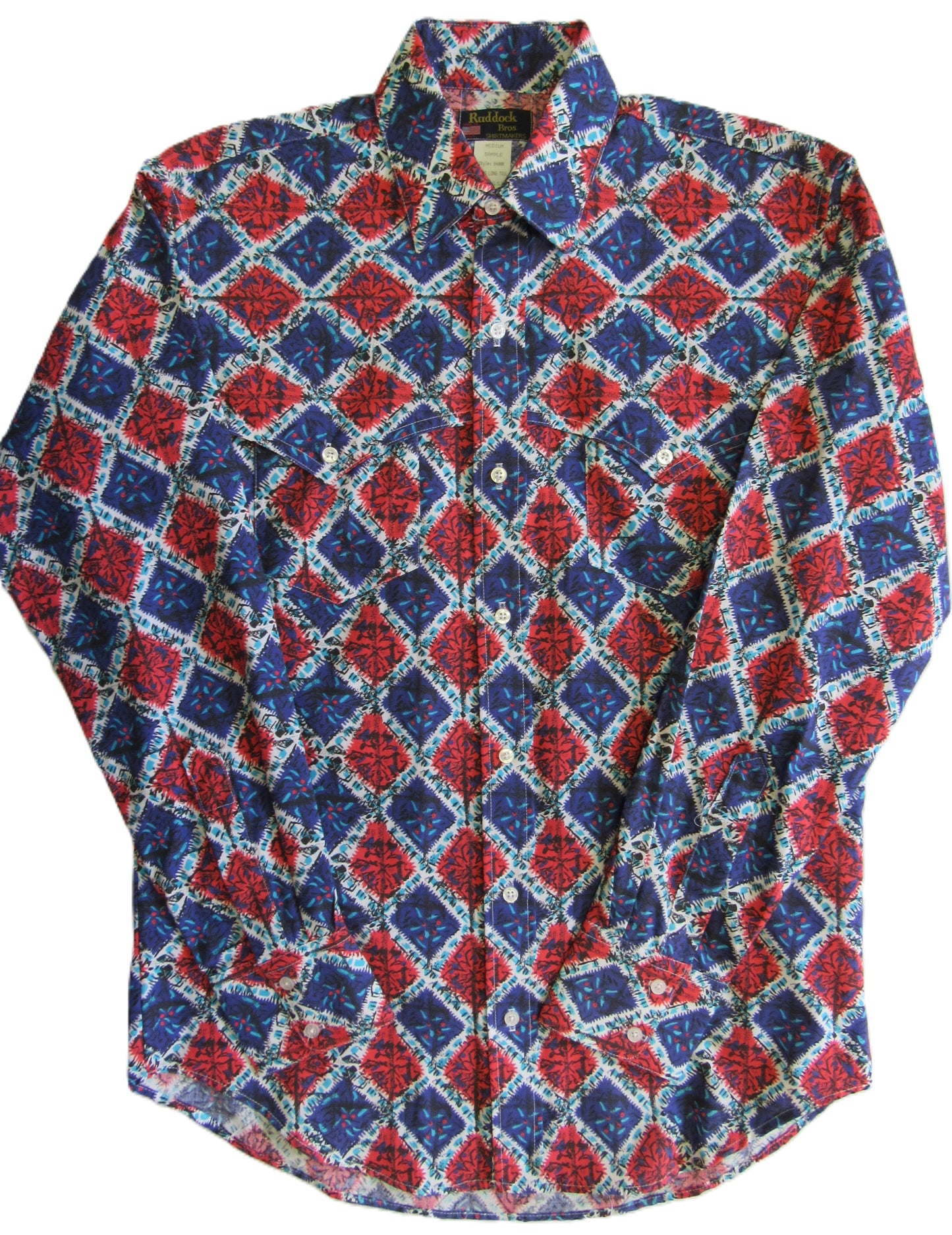 Ruddock Bros. - Retro 90's Cape Yoke Print Shirts - Pick your style - Long Sleeve