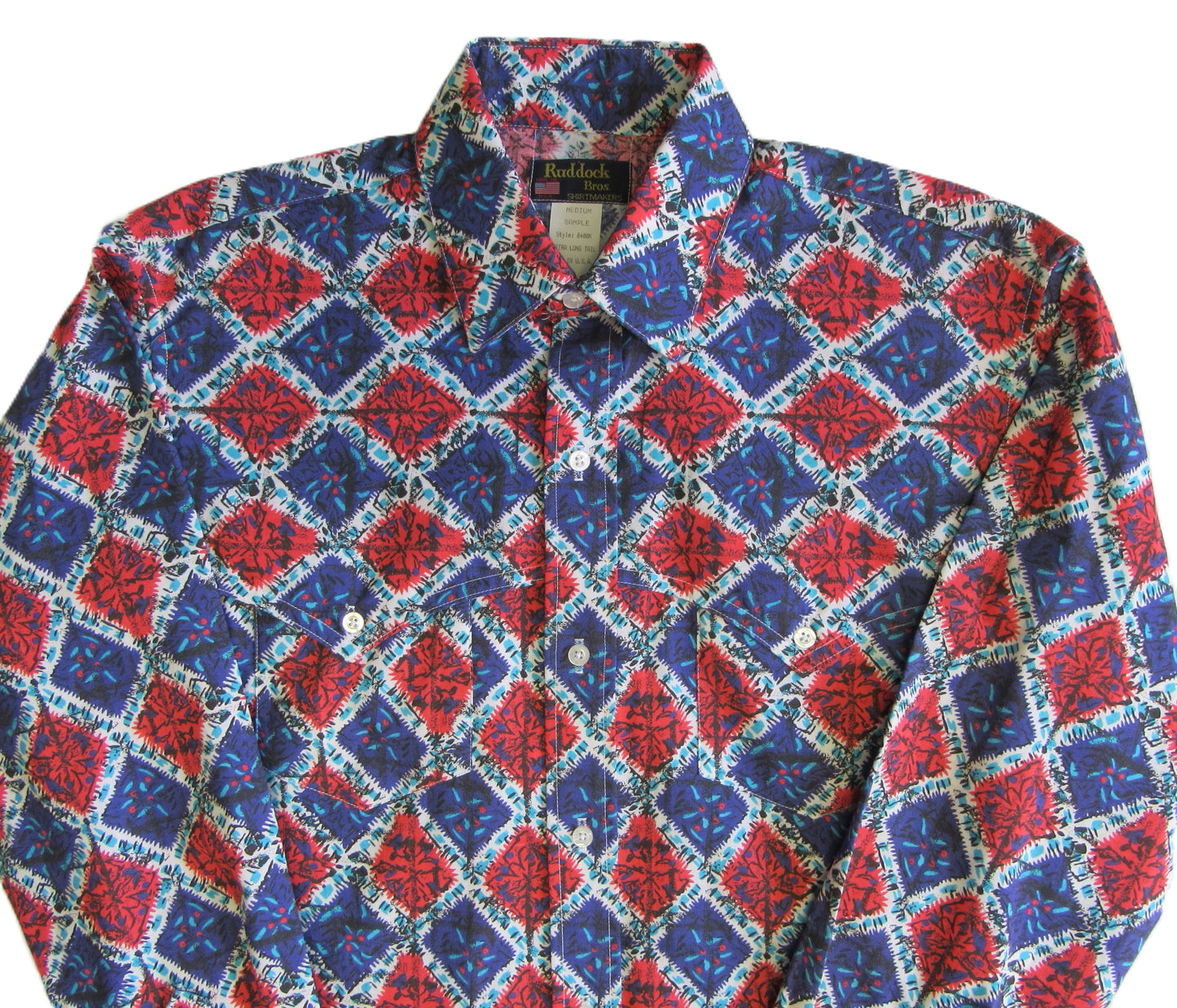 Ruddock Bros. - Retro 90's Cape Yoke Print Shirts - Pick your style - Long Sleeve
