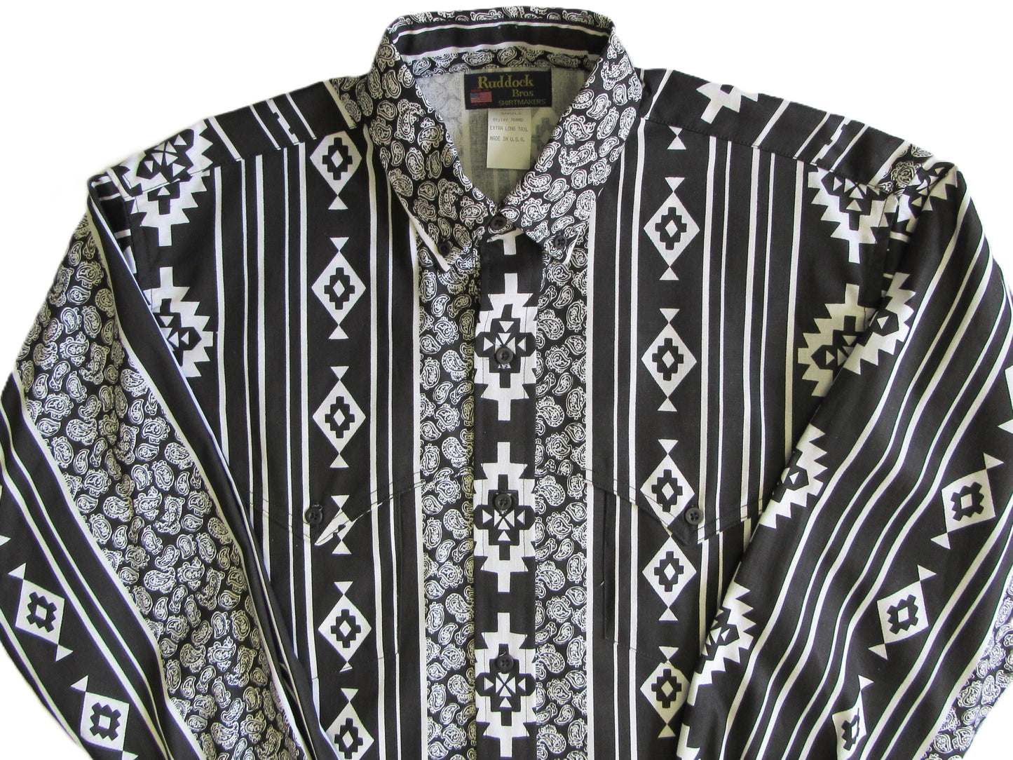 Ruddock Bros. - Retro 90's Cape Yoke Print Shirts - Pick your style - Long Sleeve
