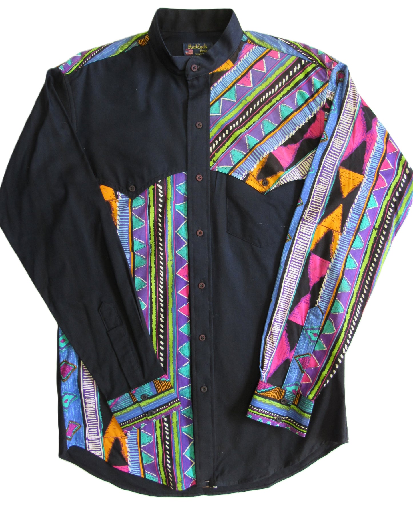 Ruddock Bros. - Retro 90's Cape Yoke Print Shirts - Pick your style - Long Sleeve