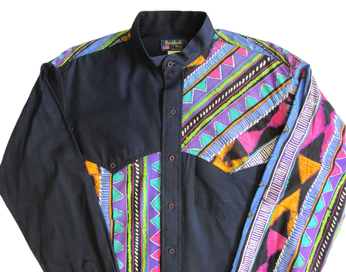 Ruddock Bros. - Retro 90's Cape Yoke Print Shirts - Pick your style - Long Sleeve