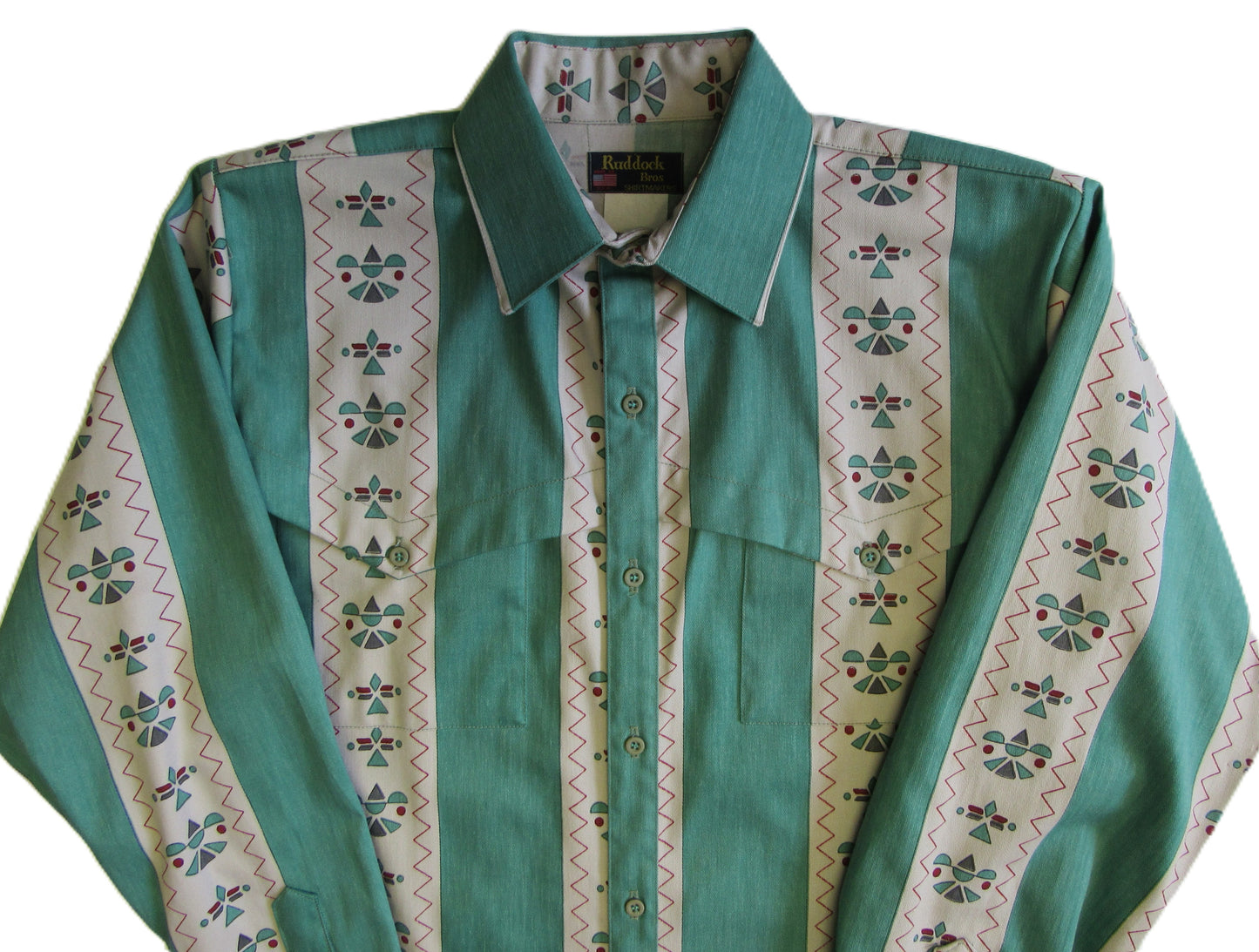 Ruddock Bros. - Retro 90's Cape Yoke Print Shirts - Pick your style - Long Sleeve