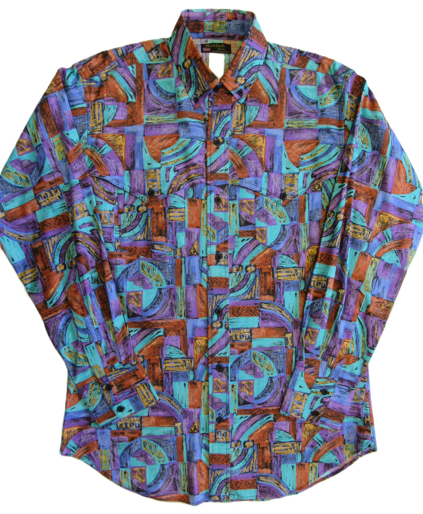 Ruddock Bros. - Retro 90's Cape Yoke Print Shirts - Pick your style - Long Sleeve