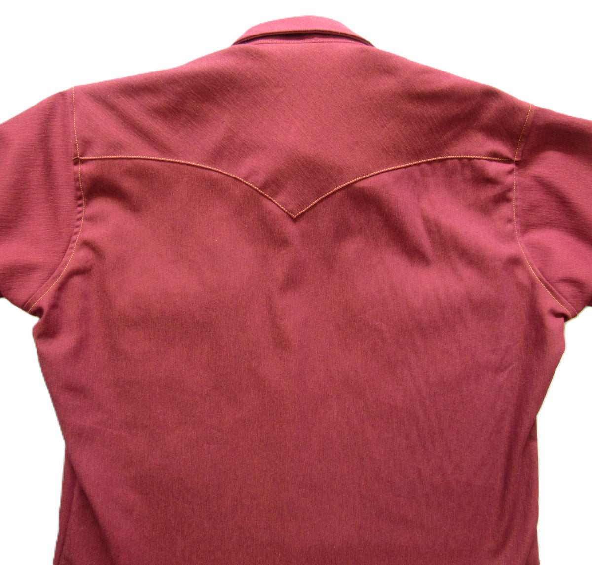 Flying R Ranchwear - Prairie Twill Solid - Deep Red - Long Sleeve - Snaps - Classic Fit