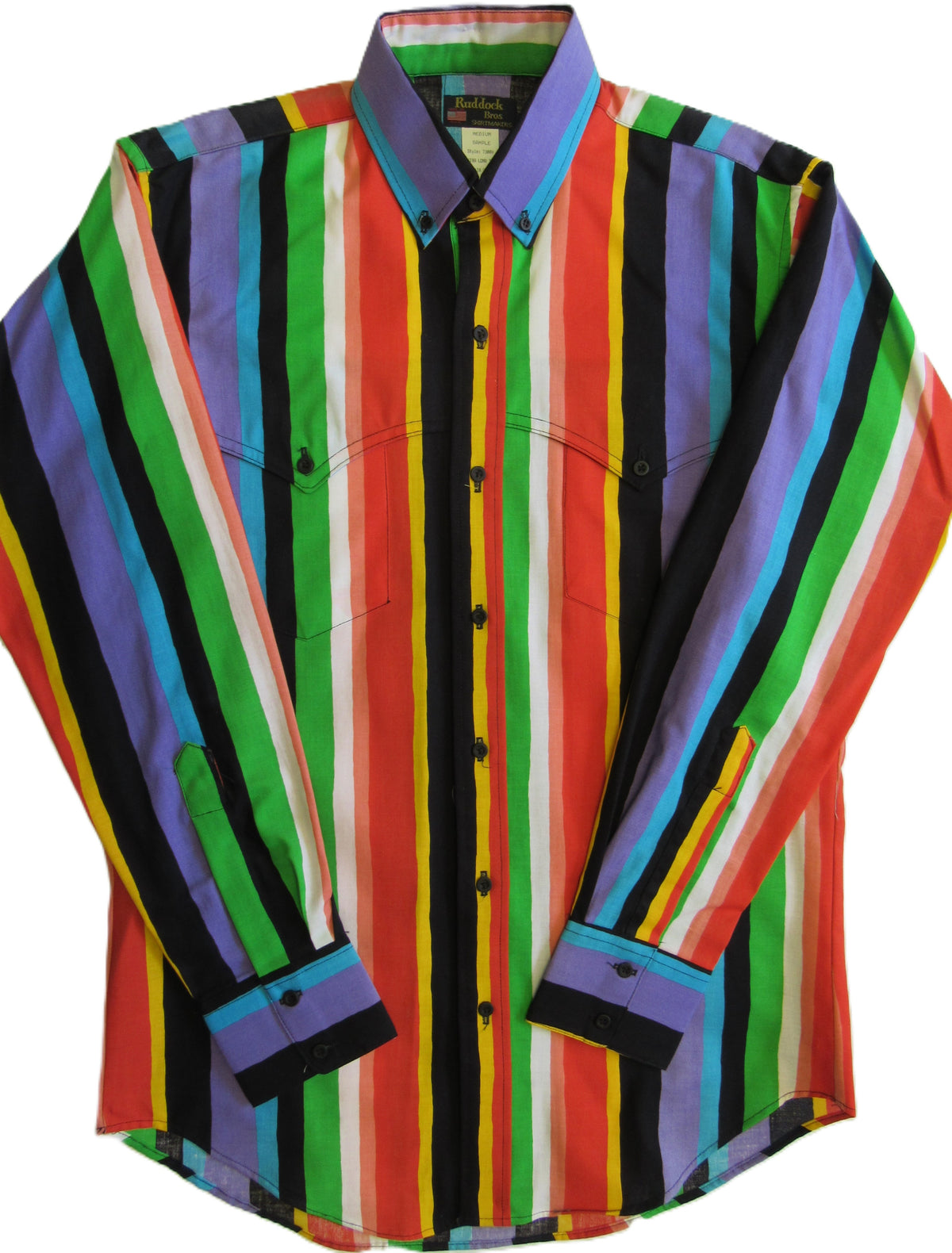 Ruddock Bros. - Retro 90's Cape Yoke Print Shirts - Pick your style - Long Sleeve