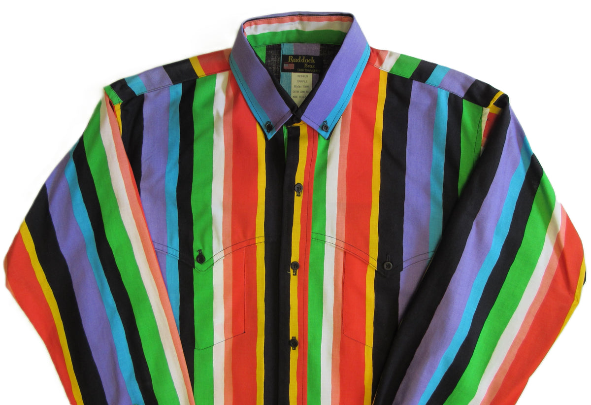 Ruddock Bros. - Retro 90's Cape Yoke Print Shirts - Pick your style - Long Sleeve