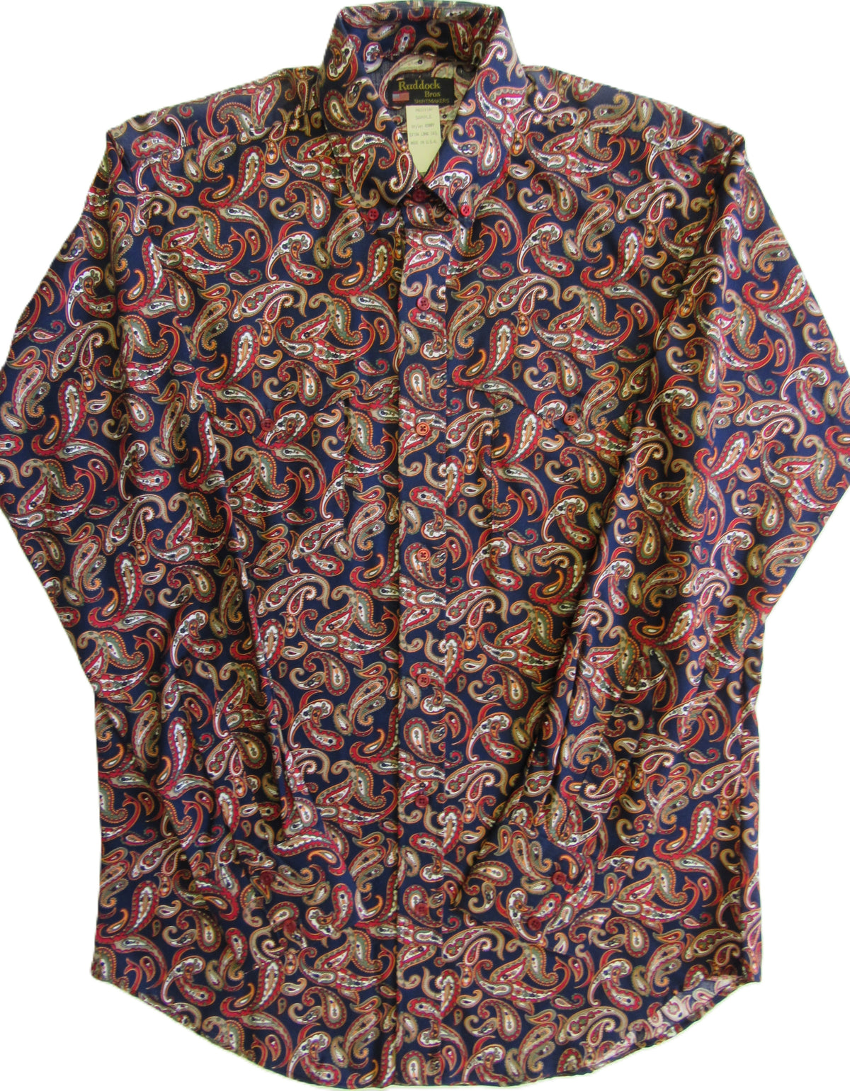 Ruddock Bros. - Retro 90's Cape Yoke Print Shirts - Pick your style - Long Sleeve
