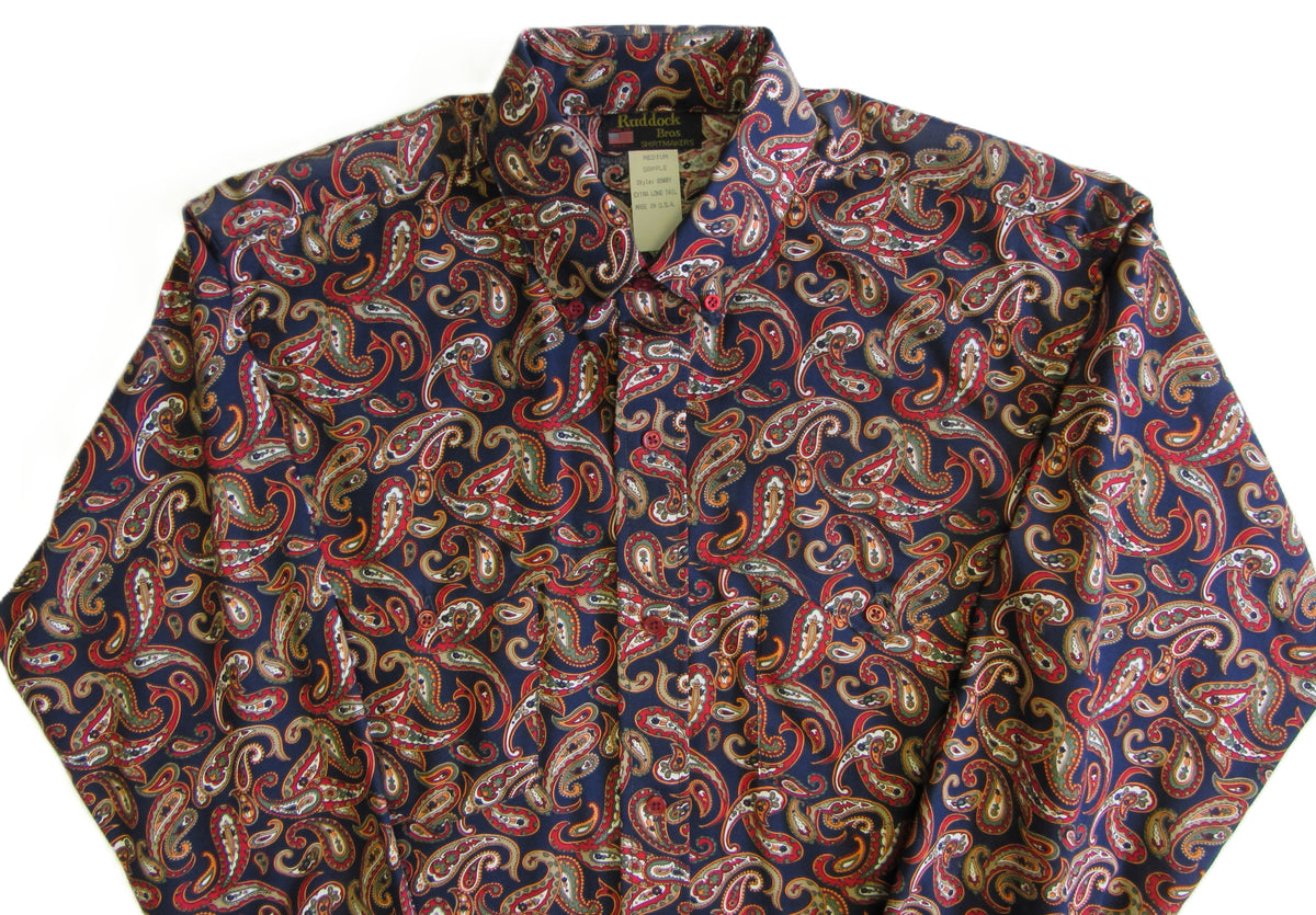 Ruddock Bros. - Retro 90's Cape Yoke Print Shirts - Pick your style - Long Sleeve
