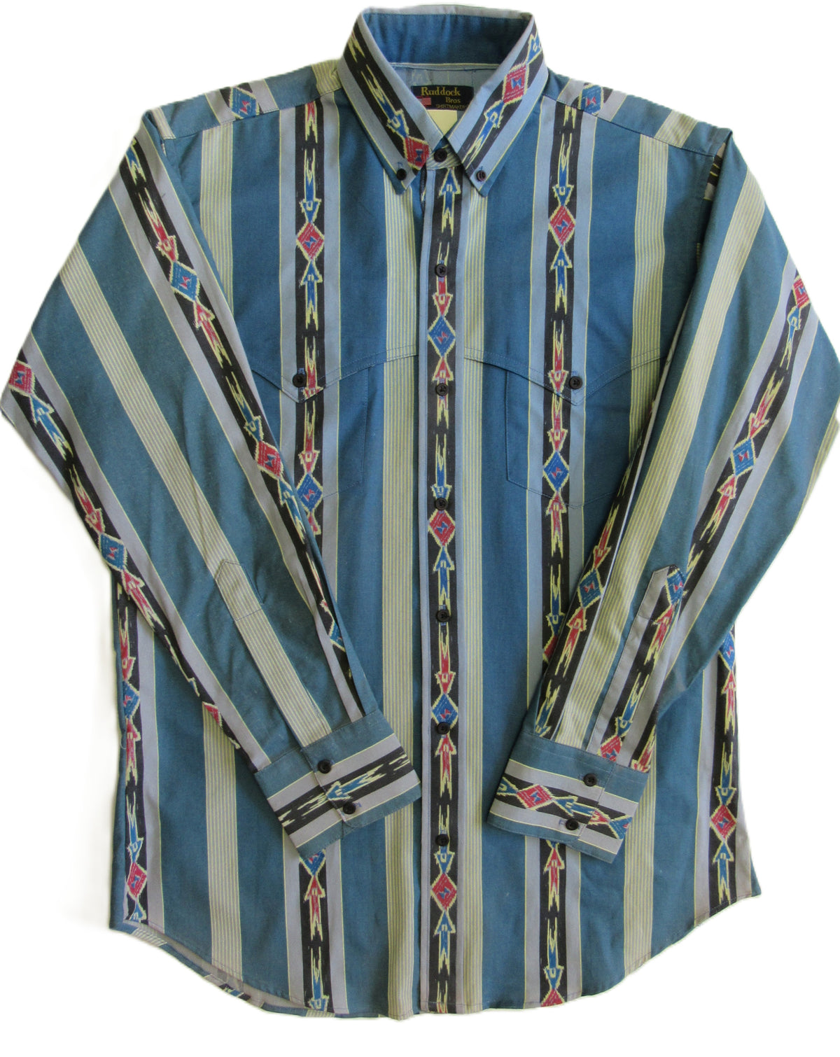 Ruddock Bros. - Retro 90's Cape Yoke Print Shirts - Pick your style - Long Sleeve