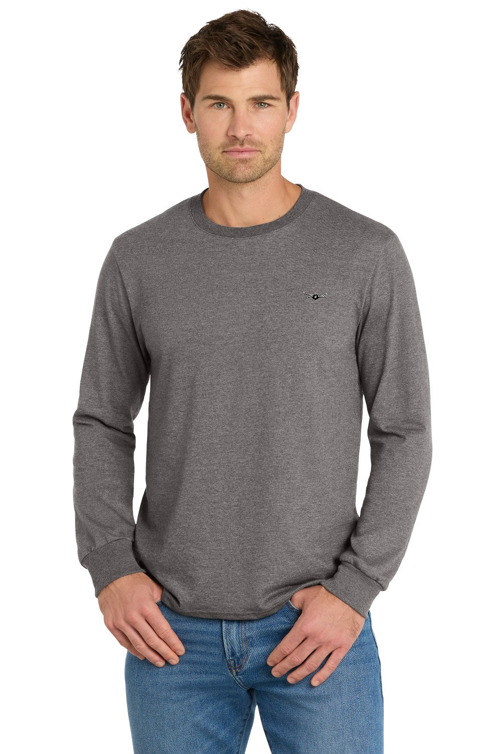 Flying R Ranchwear - Long Sleeve T-shirt in 7 colors - No Pocket - Made in USA
