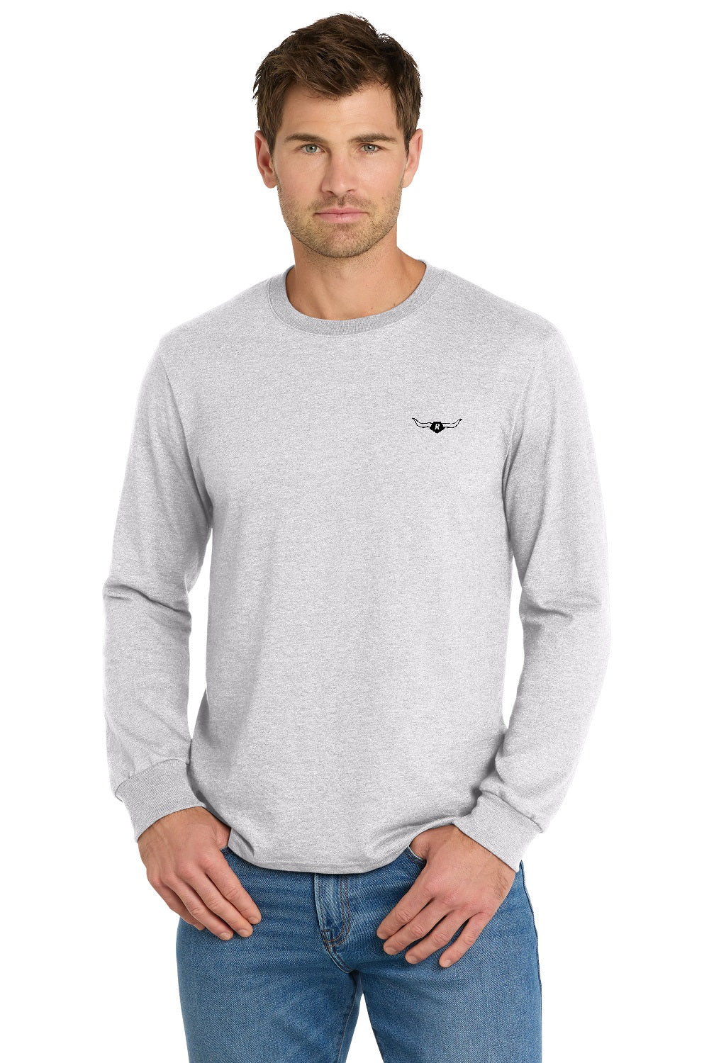 Flying R Ranchwear - Long Sleeve T-shirt in 7 colors - No Pocket - Made in USA