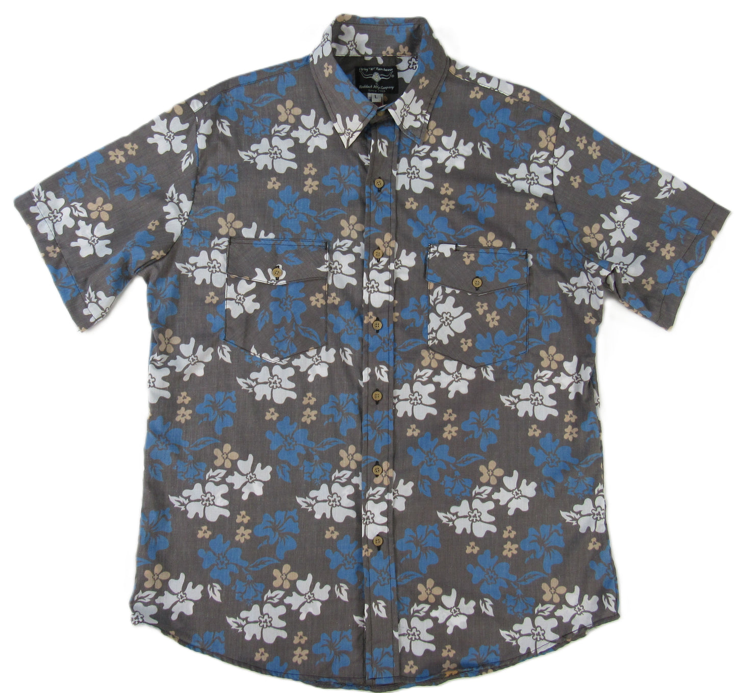 Flying R Ranchwear - Cantina Collection - Mocha Floral - Short Sleeve
