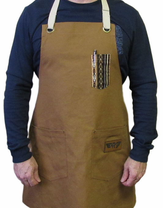 Grill Master tan apron by Ruddock Bros El Paso Texas Ruddock Shirts