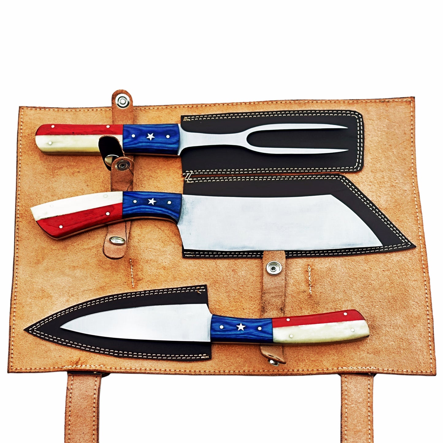 Ruddock Bros - Lone Star Carving Set - Stainless Steel - 12"