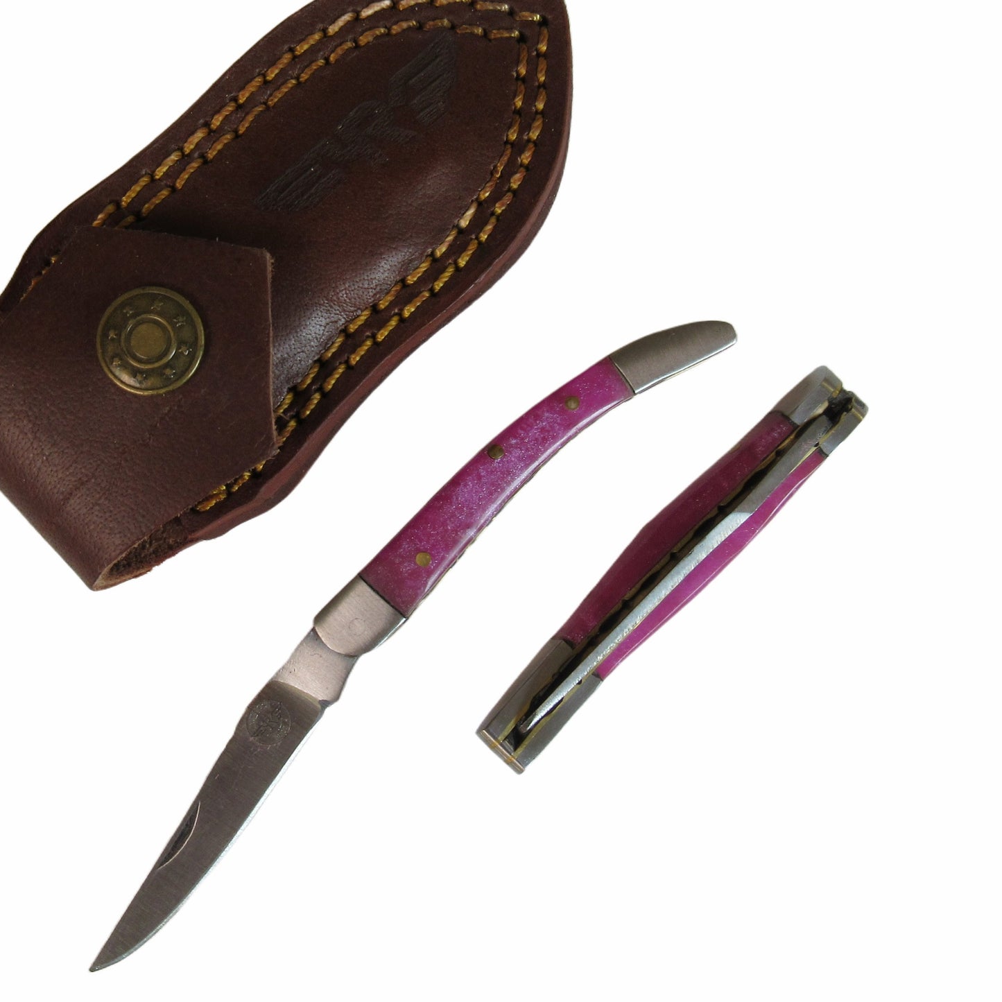 Ruddock Bros - Magenta Slim - Folding Pocket Knife - Stainless Steel