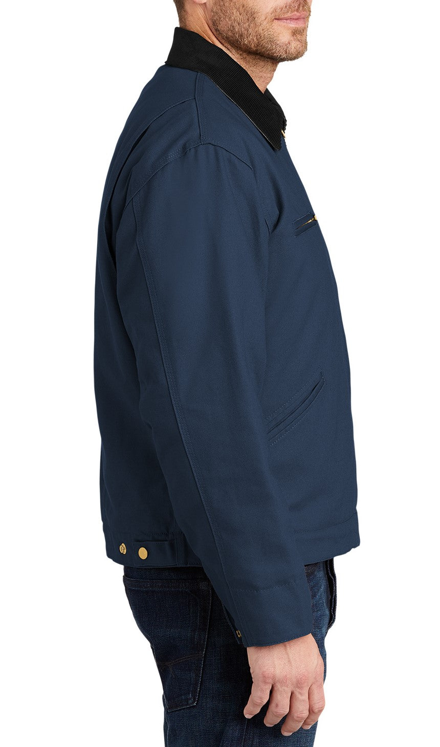 Blue canvas clearance jacket