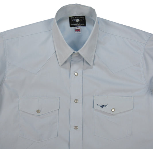 Flying R Ranchwear - Brisa Solids - Pale Blue - Short Sleeve