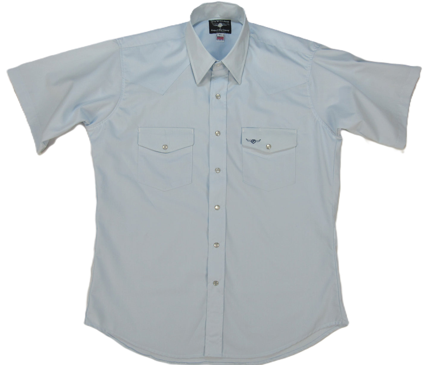 Flying R Ranchwear - Brisa Solids - Pale Blue - Short Sleeve