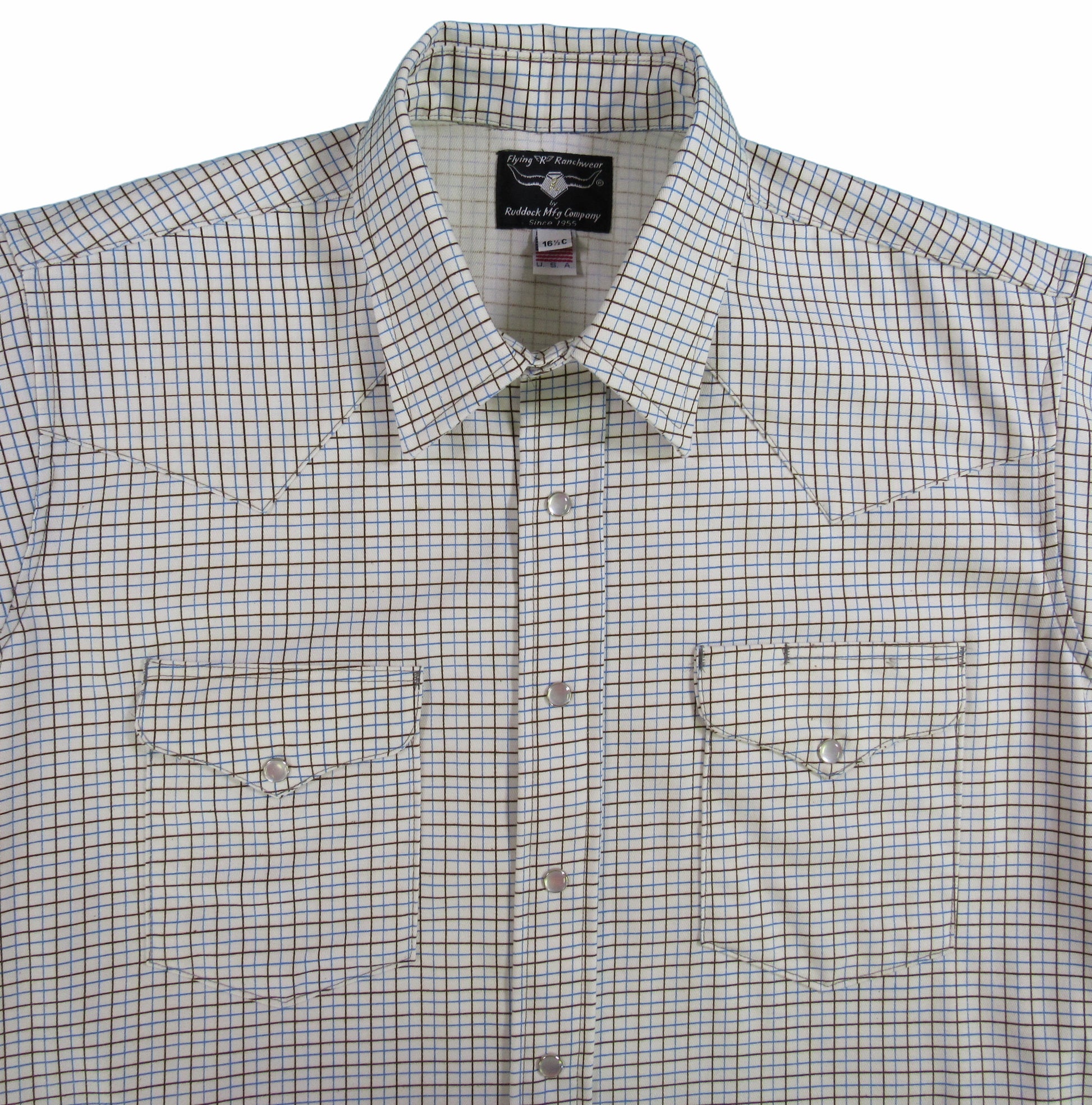 Plaid shirt by Flying R Ranchwear Made in USA