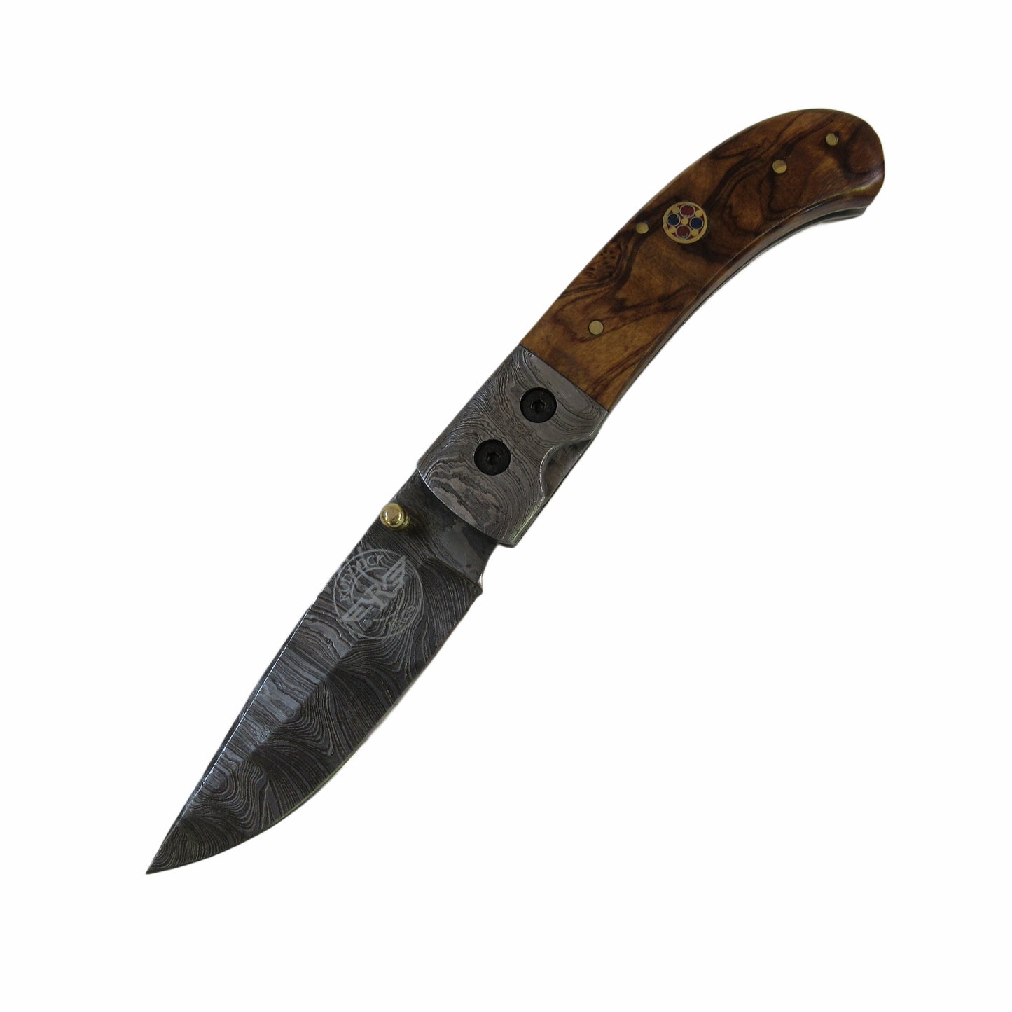 Ruddock Bros - The Slugger Folding Knife - Damascus Steel