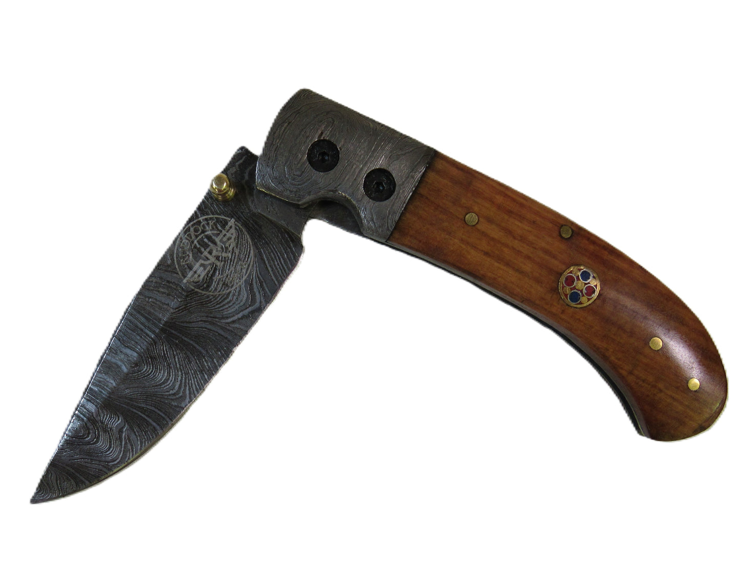 Ruddock Bros - The Slugger Folding Knife - Damascus Steel