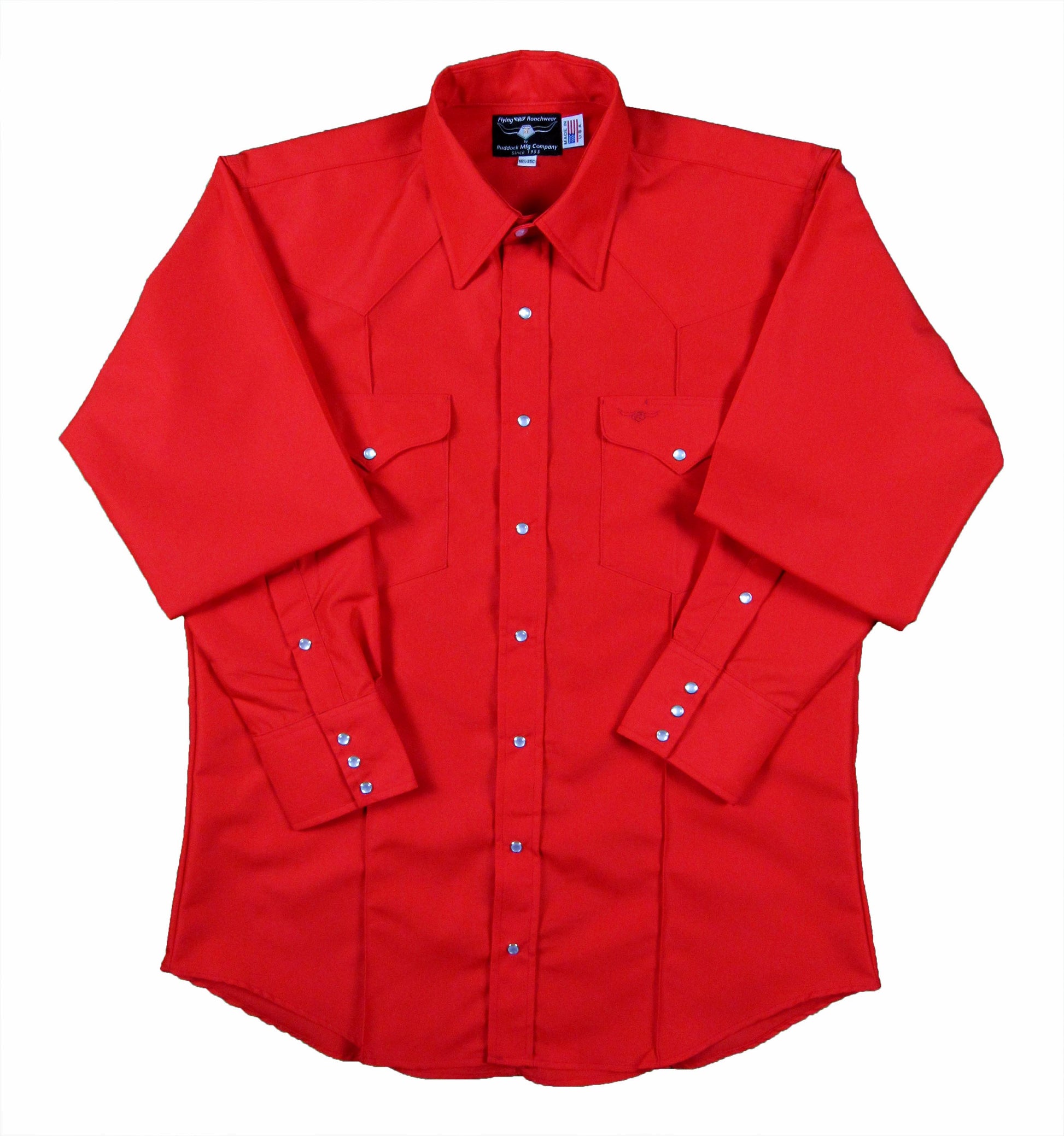 Men's L/S Early Rise Snap Shirt Burl Red / L